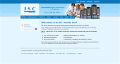 Desktop Screenshot of isc-vertrieb.de